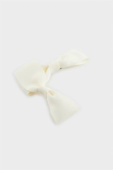 مشبك شعر بناتي ابيض - قطعتين