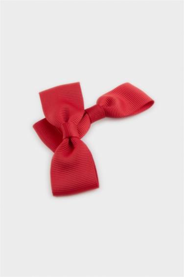 مشبك شعر بناتي احمر - قطعتين