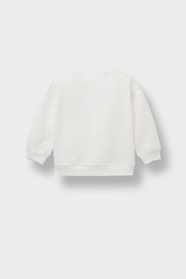 سويت شيرت بيبي اولادي قصة عادية بطبعة نيو يورك