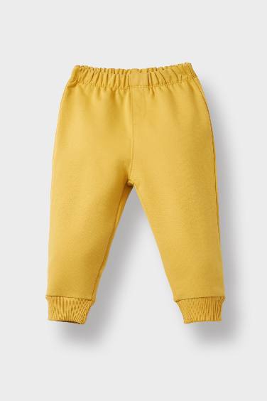 Erkek Bebek 2'li Takım Dinozor Baskılı Sweatshirt Eşofman Altı