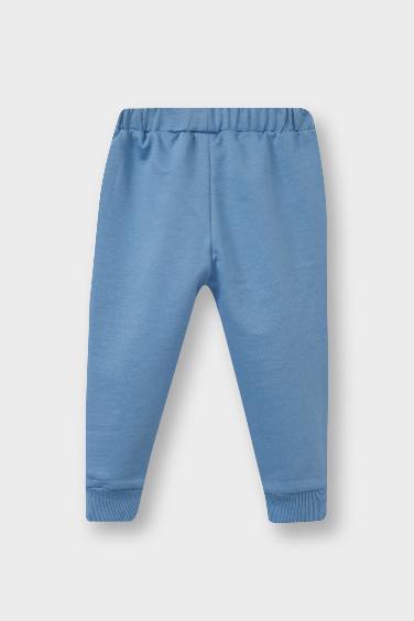 Baby Boy Elastic Waist Printed Sweatpants
