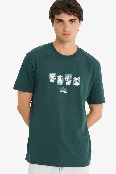 Cotton Star Wars-Mandalorian Regular Fit T-Shirt