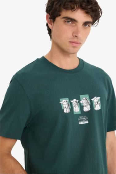 Cotton Star Wars-Mandalorian Regular Fit T-Shirt