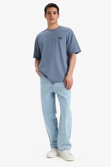 Hot Wheels Boxy Fit Crew Neck Printed T-Shirt