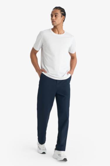 Slim Fit Crew Neck Printed Sports T-Shirt