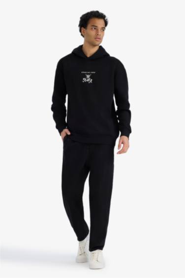 Boxy Fit One Piece  Printed Long Sleeve Sweatshirt