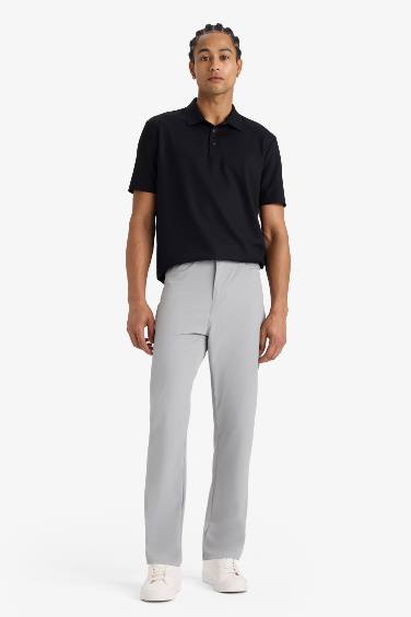 Спортивная футболка DeFactoFit с поло-воротником