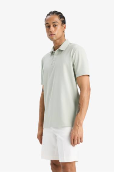 DeFactoFit Standart Fit Polo Yaka Sporcu Kısa Kollu Tişört