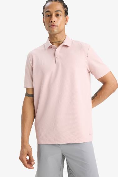 T-shirt Polo de sport à manches courtes Coupe standard de DeFactoFit