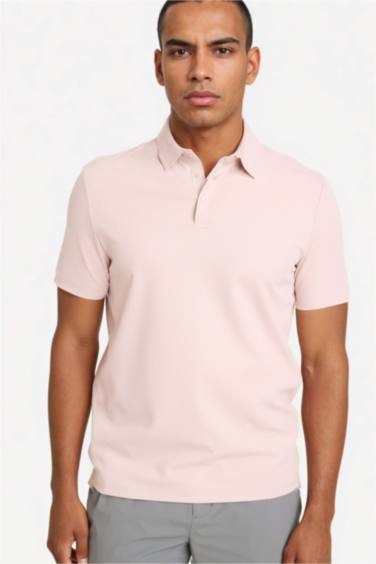 تيشيرت بولو رياضي قصة عادية نص ردن من DeFactoFit