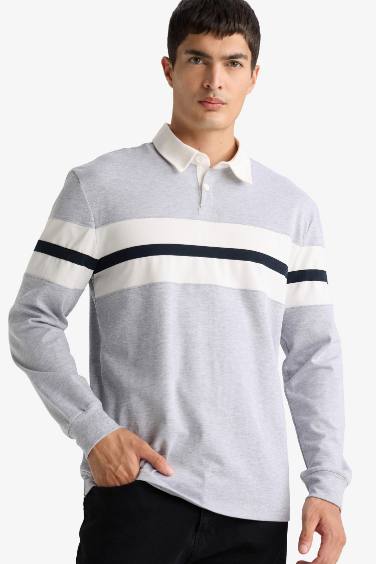 Regular Fit Polo Collar Short Sleeve T-Shirt