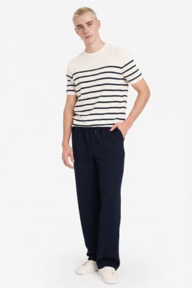 بنطرون وايد ليج برجل واسع وجيب