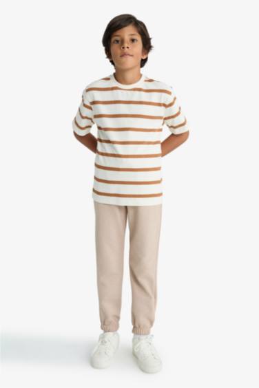 بنطلون سويت بانتس جوجر اولادي قصة عادية بخصر مطاطي