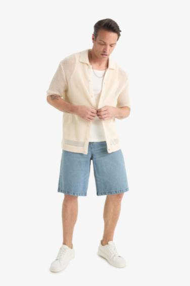 تيشيرت بولو تريكو قصة عادية برقبة بولو