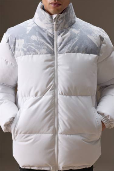 Водонепроницаемая, ветрозащитная оверсайз куртка DeFactoFit на молнии.