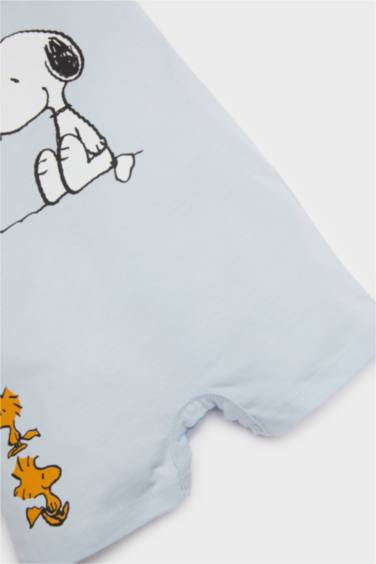 Baby Boy Newborn Snoopy Cotton Short Sleeve Jumpsuit
