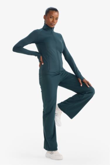 Wide Leg Shaping High Waist Soft Touch Sports Sweatpants