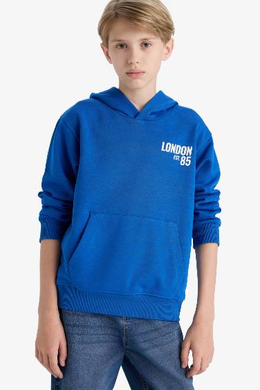 سويت شيرت اولادي بيزك قصة عادية ببطانة ناعمة