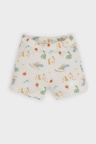 Baby Boy Cotton Top Shorts 2 Piece Pajama Set