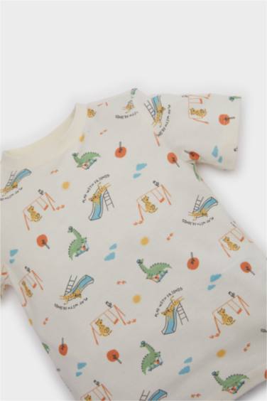 Baby Boy Cotton Top Shorts 2 Piece Pajama Set