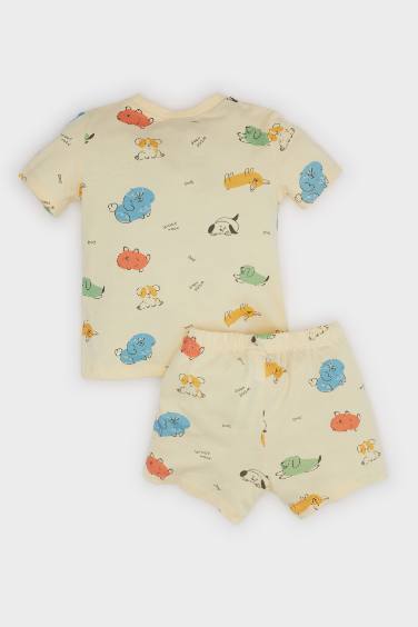 Baby Boy Cotton Top Shorts 2 Piece Pajama Set