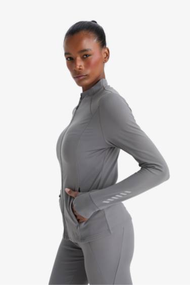 DeFactoFit Slim Fit Stand Collar Cardigan