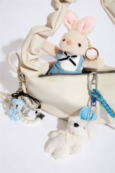 Kadın Tavşan Charm Anahtarlık