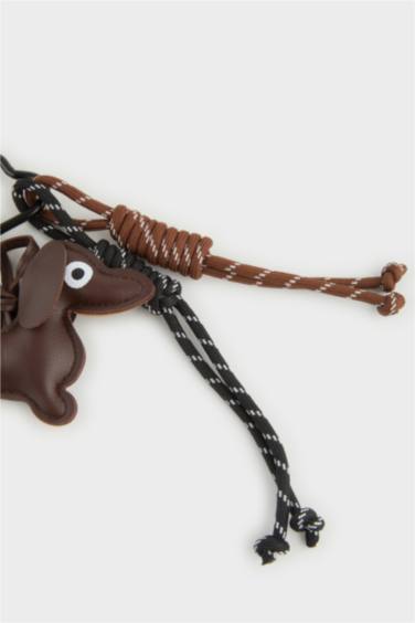 Женский Брелок Шарм с Собакой на Шнурке