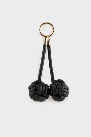 Woman Heel Rope Charm Keychain