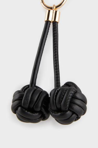 Woman Heel Rope Charm Keychain