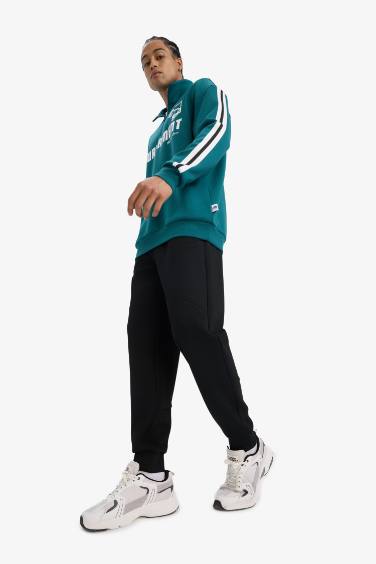 DeFactoFit Standard Fit Scuba Dive Fabric Jogger Sweatpants