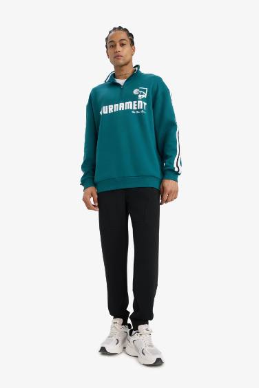 DeFactoFit Standard Fit Scuba Dive Fabric Jogger Sweatpants