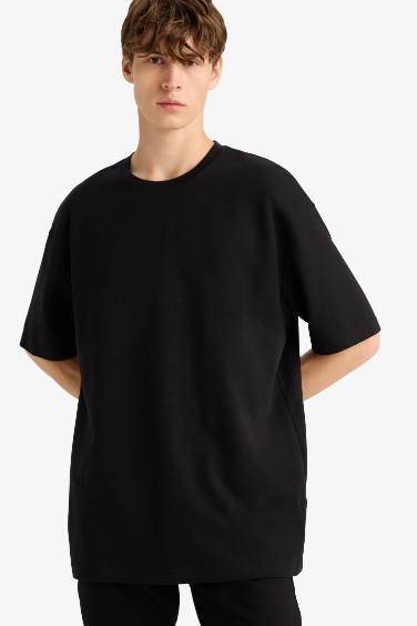 Oversize Fit Crew Neck Short Sleeve T-Shirt
