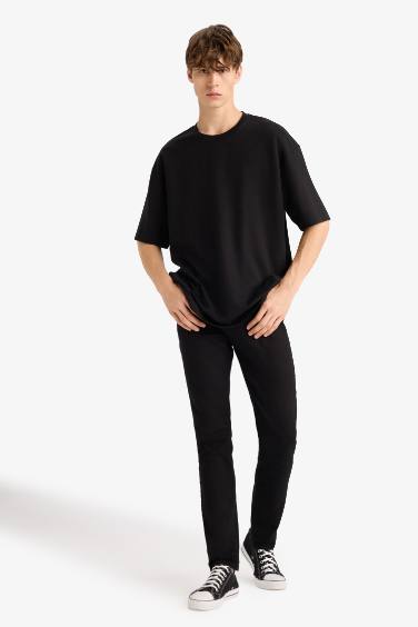 Oversize Fit Crew Neck Short Sleeve T-Shirt