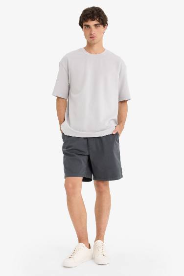 Oversize Fit Crew Neck Short Sleeve T-Shirt