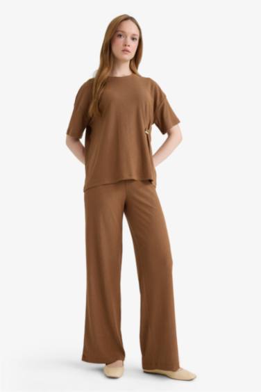 Straight Fit Trousers