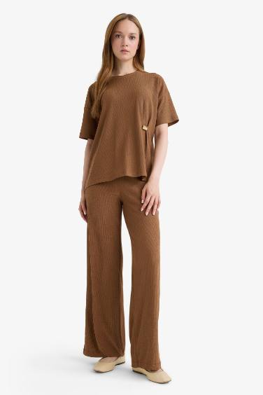 Straight Fit Trousers