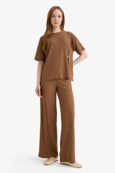 Straight Fit Trousers