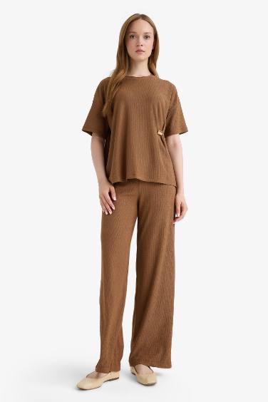 Straight Fit Trousers