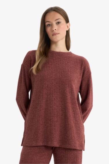 Regular Fit Crew Neck Long Sleeve T-Shirt