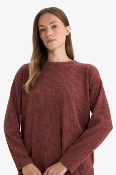 Regular Fit Crew Neck Long Sleeve T-Shirt