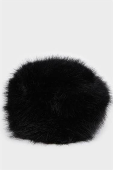 Kadın Pamuklu Pelüş Şapka