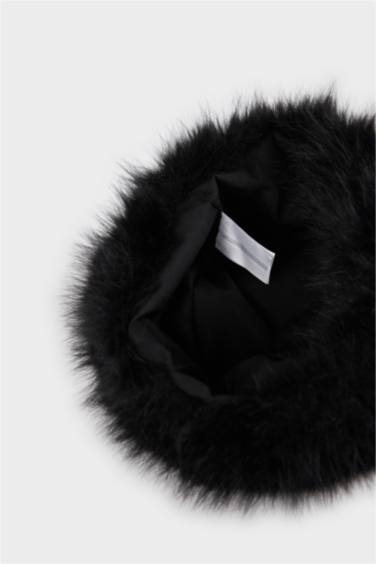 Kadın Pamuklu Pelüş Şapka