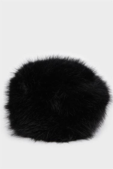 Kadın Pamuklu Pelüş Şapka