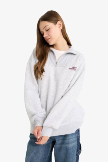 Coool үлкен пішім жартылай найзағай Свитер