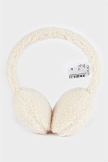 Woman Plush Headphones