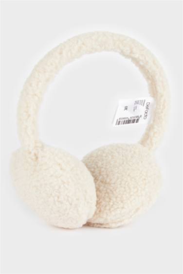 Woman Plush Headphones