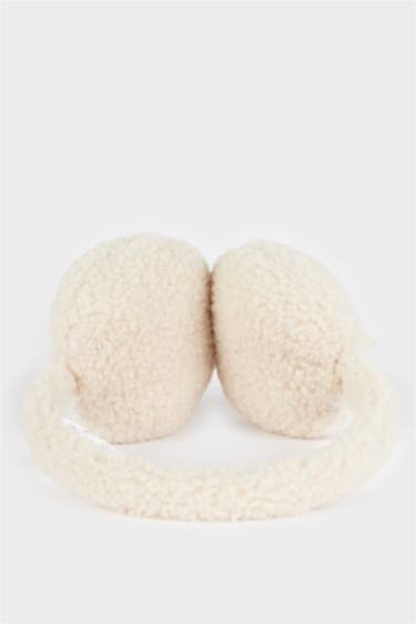 Woman Plush Headphones