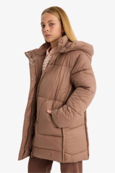 Girl Hooded Waterproof Coat