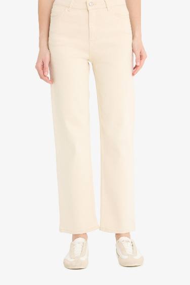 Comfort Straight High Waist Ankle Length Jeans